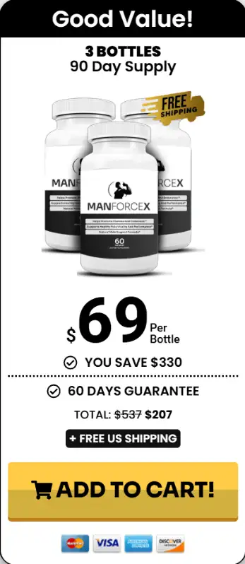 ManForceX - 3 Bottles